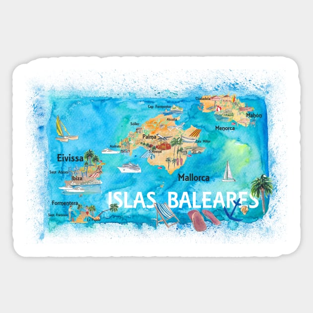 Islas Baleares Sticker by artshop77